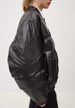 MMC STUDIO geaca bomber de puf PL femei, culoarea negru, de iarna, oversize, LUKA imagine