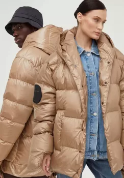 MMC STUDIO geaca de puf Jesso femei, culoarea bej, de iarna, oversize imagine