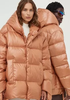 MMC STUDIO geaca de puf Jesso femei, culoarea maro, de iarna, oversize imagine