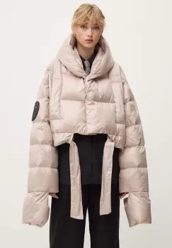 MMC STUDIO geaca de puf PL femei, culoarea bej, de iarna, oversize, KAMA imagine