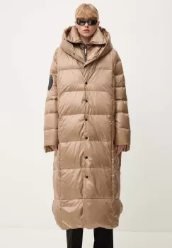 MMC STUDIO geaca de puf PL femei, culoarea bej, de iarna, oversize, MILA imagine