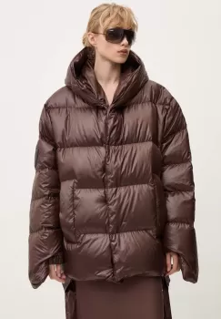 MMC STUDIO geaca de puf PL femei, culoarea maro, de iarna, oversize, JESSO imagine