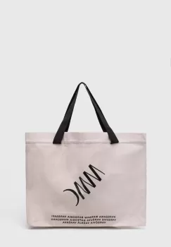 MMC STUDIO geanta de bumbac culoarea bej, LOGOBIG.BAG imagine