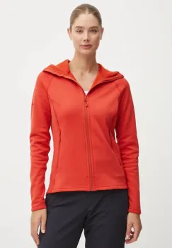 Montane hanorac Fury culoarea portocaliu, cu gluga, neted imagine