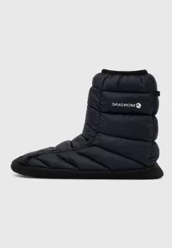 Montane papuci de casa culoarea negru imagine