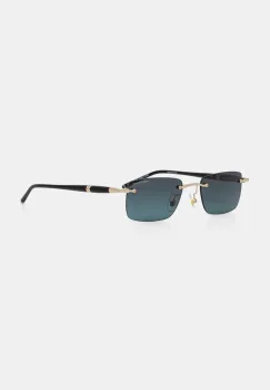 Montblanc ochelari de soare culoarea auriu, MB0344S imagine