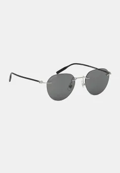 Montblanc ochelari de soare culoarea gri, MB0428S imagine
