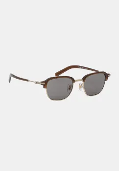 Montblanc ochelari de soare culoarea maro, MB0390S imagine