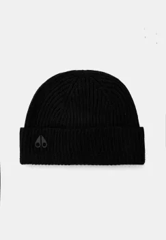 MOOSE KNUCKLES caciula de lana culoarea negru, de lana, M33MA518 imagine