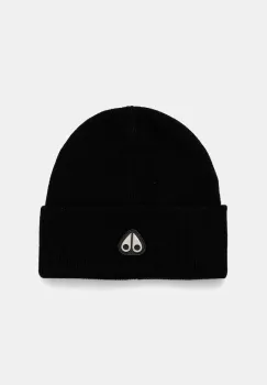MOOSE KNUCKLES caciula de lana culoarea negru, M34MA544 imagine