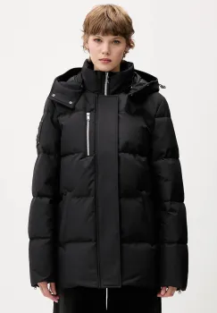 MOOSE KNUCKLES geaca de puf CLOUD culoarea negru, de iarna, oversize, M35MJ178S imagine