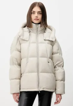 MOOSE KNUCKLES geaca de puf culoarea bej, de iarna, M35LJ149 imagine