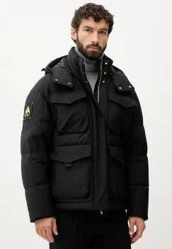MOOSE KNUCKLES geaca de puf DUFROST culoarea negru, de iarna, M35MJ204GS imagine