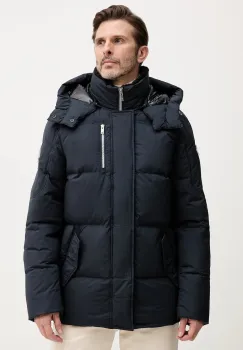 MOOSE KNUCKLES geaca de puf EVEREST culoarea bleumarin, de iarna, M35MJ146 imagine