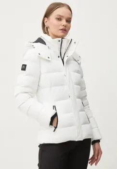 MOOSE KNUCKLES geaca de puf femei, culoarea alb, de iarna, M34LJ136S imagine