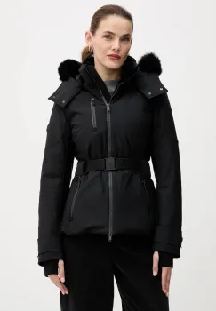 MOOSE KNUCKLES geaca de puf Willowbank 3Q culoarea negru, de tranzitie, M35LJ198S imagine