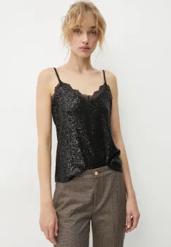 Morgan bluza BAIA femei, culoarea negru, modelator, BAIA imagine