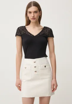 Morgan bluza DFLO femei, culoarea negru, neted, DFLO imagine