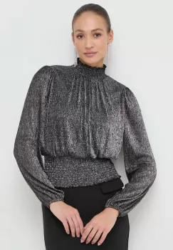 Morgan bluza femei, culoarea negru, neted imagine