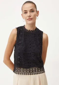 Morgan bluza OLAYA femei, culoarea negru, neted, OLAYA imagine