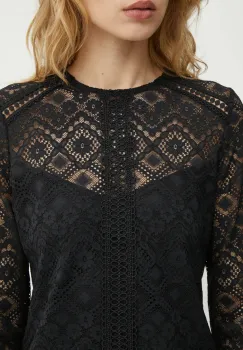 Morgan bluza TIMAY femei, culoarea negru, neted, TIMAY imagine