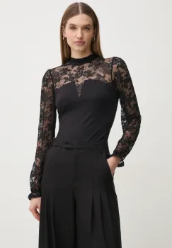Morgan bluza TIMEL femei, culoarea negru, modelator, TIMEL imagine