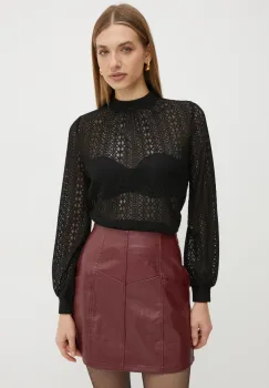 Morgan bluza TIMOI femei, culoarea negru, modelator, TIMOI imagine