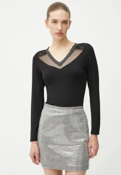 Morgan bluza TSCOTT femei, culoarea negru, neted, TSCOTT imagine