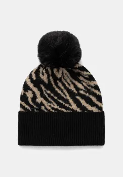 Morgan caciula din amestec de lana culoarea negru, 5BOZEB imagine