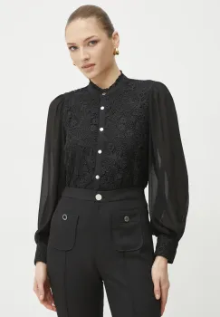 Morgan camasa CISLO femei, culoarea negru, regular, CISLO imagine