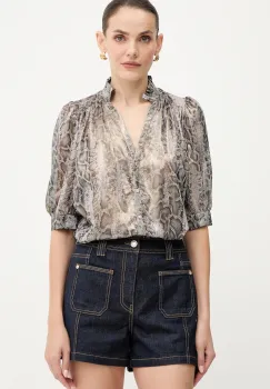 Morgan camasa culoarea gri, regular, COBA.F imagine