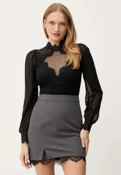 Morgan camasa TRIBO culoarea negru, regular, TRIBO imagine
