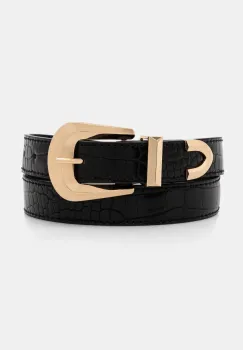 Morgan curea 3ARLE femei, culoarea negru, 3ARLE imagine