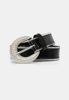 Morgan curea 3SILVI femei, culoarea negru, 3SILVI imagine