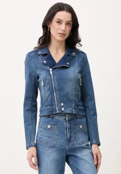 Morgan geaca de biker pentru femei din denim VAMMY imagine