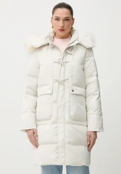 Morgan geaca de puf culoarea bej, de iarna, GMATIL imagine