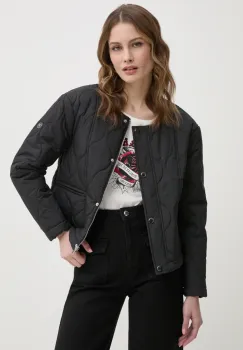 Morgan geaca GBOWIE femei, culoarea negru, de tranzitie, GBOWIE imagine