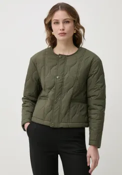 Morgan geaca GBOWIE femei, culoarea verde, de tranzitie, GBOWIE imagine