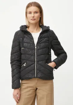 Morgan geaca GELINA femei, culoarea negru, de tranzitie, GELINA imagine