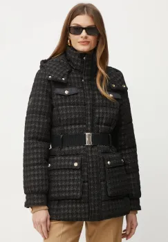 Morgan geaca GIVAL femei, culoarea negru, de iarna, GIVAL imagine