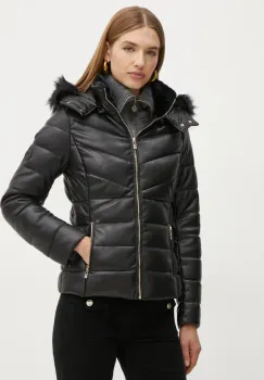 Morgan geaca GKIDIA femei, culoarea negru, de iarna, GKIDIA imagine