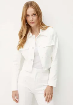 Morgan geaca VDING.F femei, culoarea alb, de tranzitie, VDING.F imagine