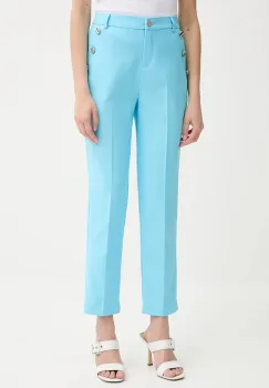 Morgan pantaloni fason tigareta, medium waist, PKY.F imagine