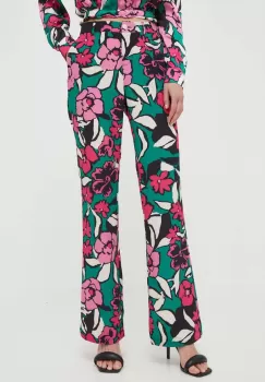 Morgan pantaloni femei, evazati, high waist imagine