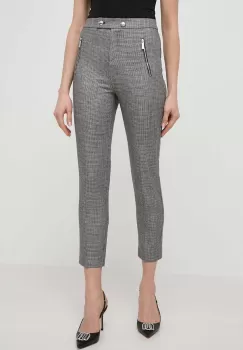 Morgan pantaloni femei, fason tigareta, high waist imagine
