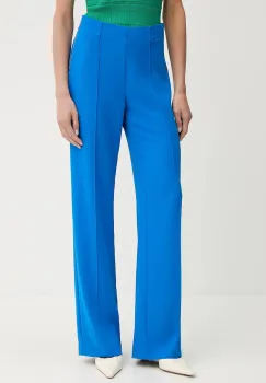 Morgan pantaloni PBARY culoarea rosu, drept, high waist, PBARY imagine