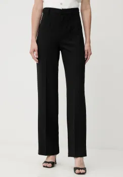 Morgan pantaloni POYA.F lat, high waist, POYA.F imagine