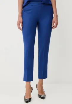 Morgan pantaloni PROSY.F culoarea rosu, fason tigareta, medium waist, PROSY.F imagine