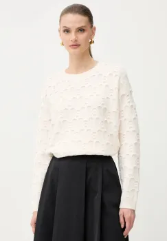 Morgan pulover culoarea bej, light, MEDINE imagine