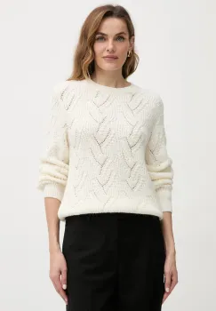 Morgan pulover culoarea bej, MAMA imagine